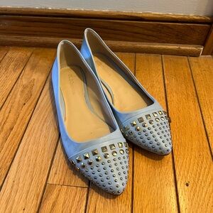 BCBGeneration Studded Blue Flats size‎ 7.5